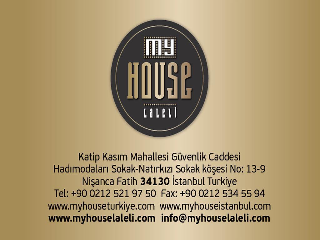 My House Laleli Hotel Istanbul Exterior photo